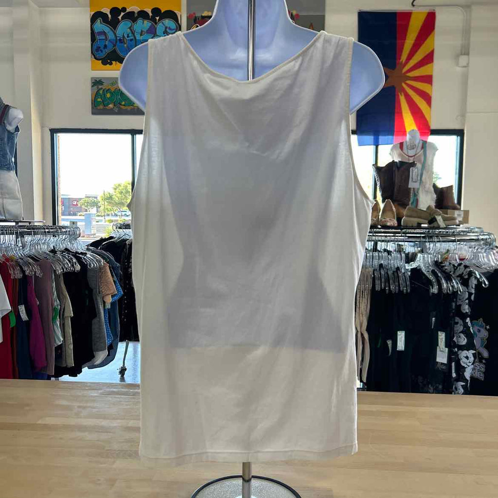 Ann Taylor Size XL White Preloved Tank