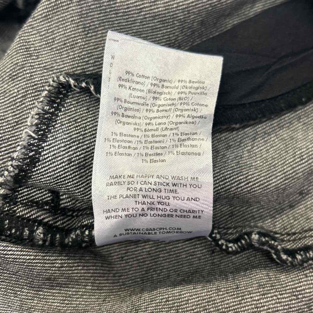 Cras Size 38 Gray Denim Preloved Jacket
