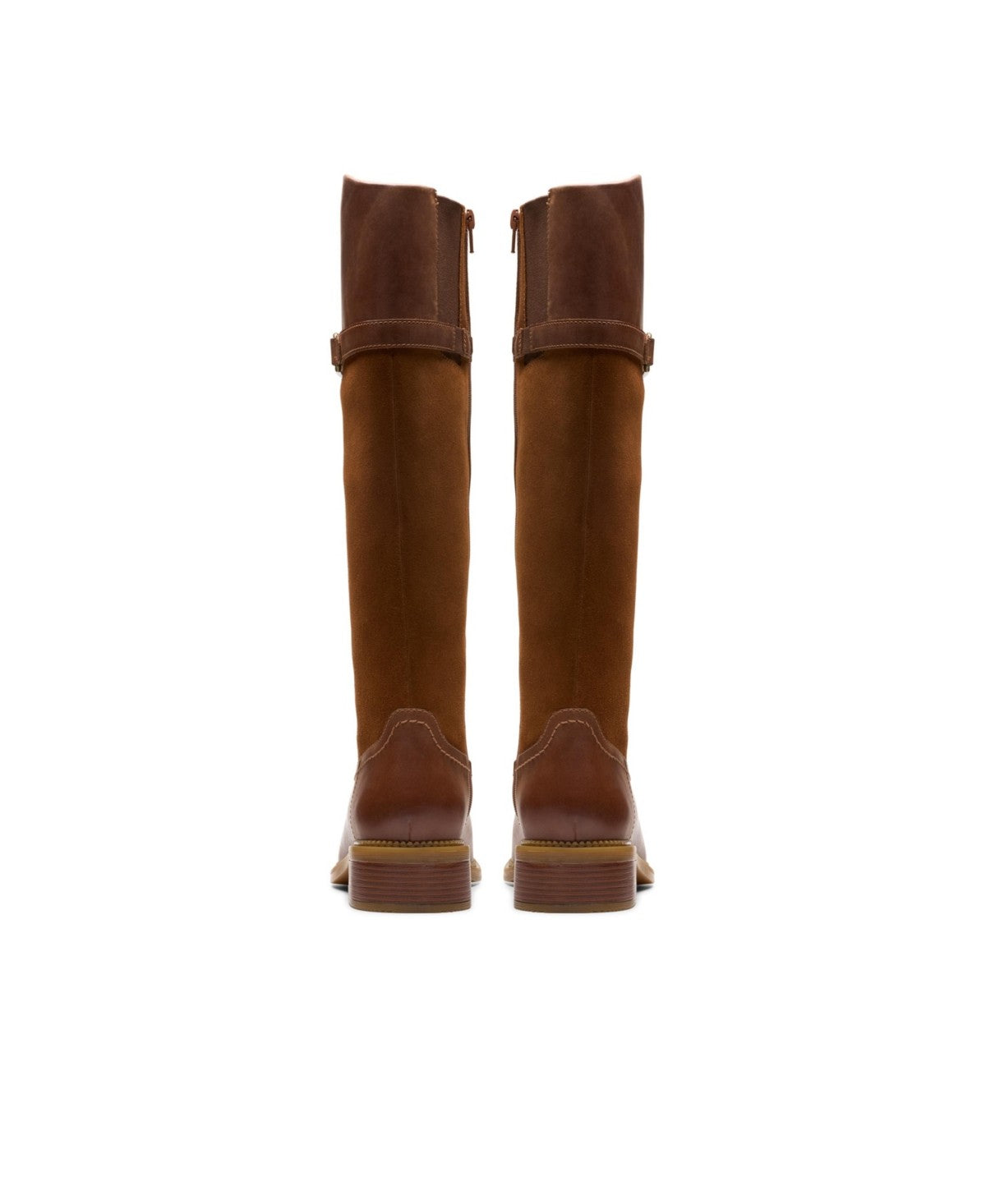 Clarks Shoe Size 6.5 Brown Maye Carly Leather Knee-High Boots NWT