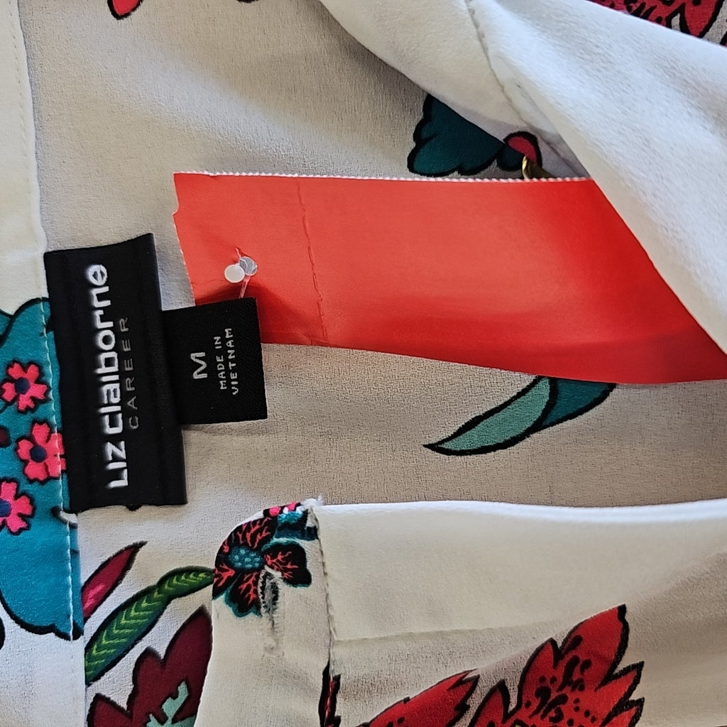 Liz Claiborne Size M White Blouse