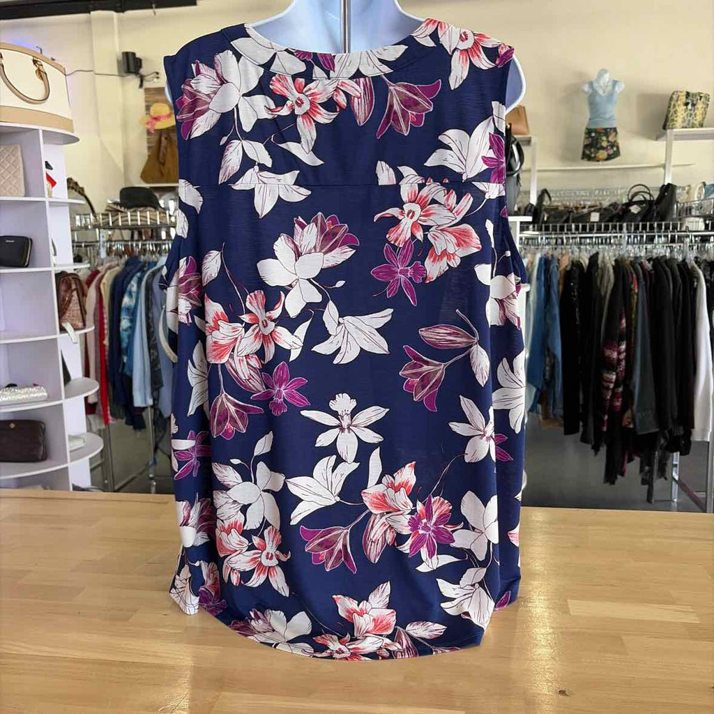 Naif Size 2X Blue Preloved Sleeveless