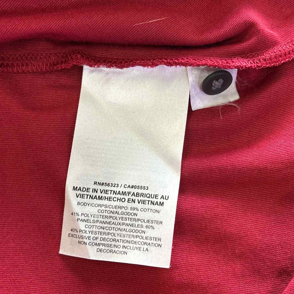 Nike Size S Red Gray Preloved MENS Long Sleeve Shirt