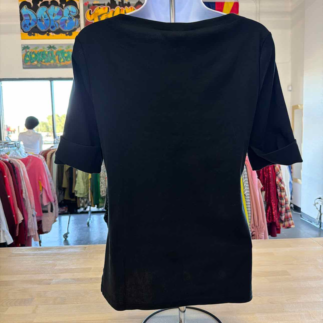 Ralph Lauren Size PM Black New Long Sleeve