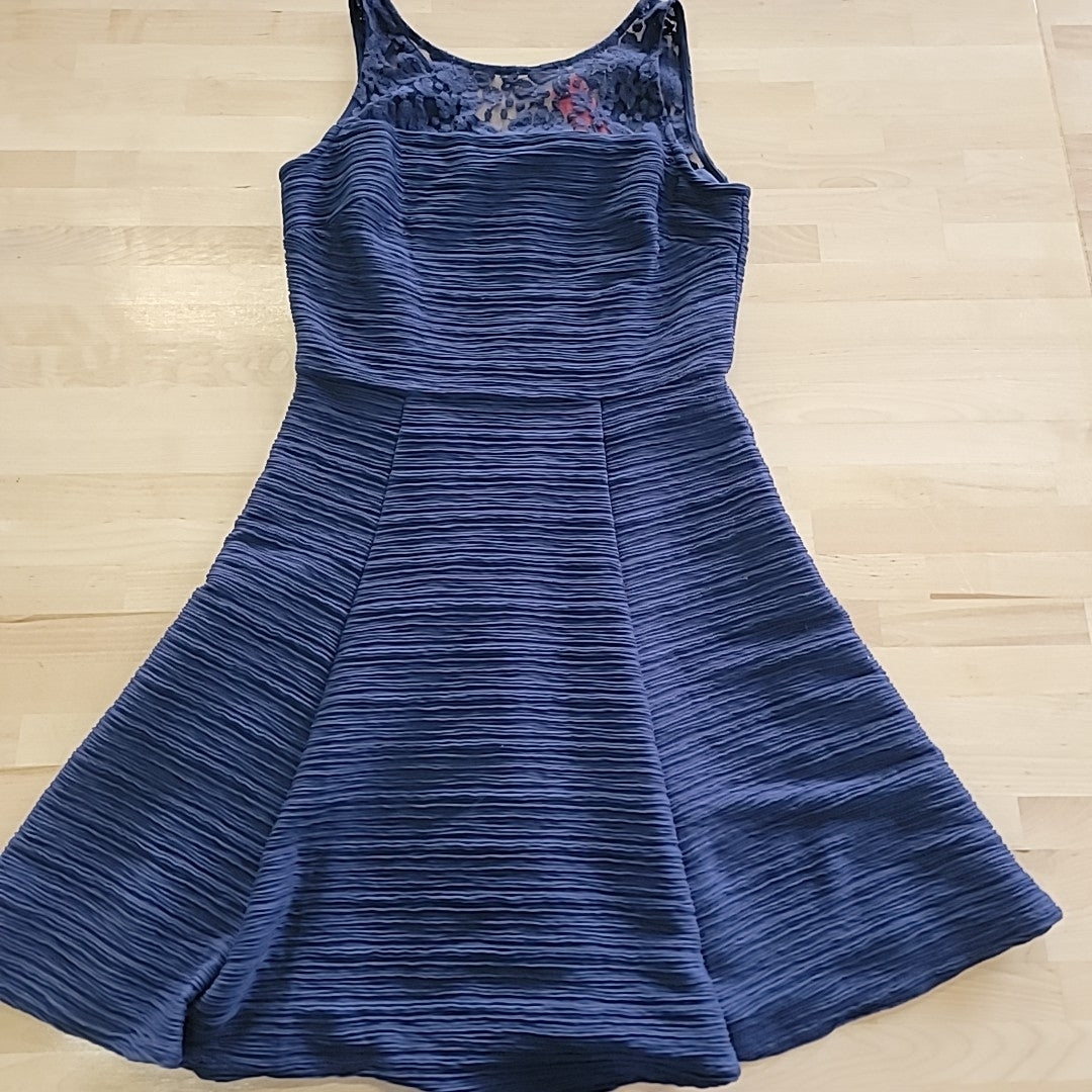 Just Taylor Size 4 Blue Dress