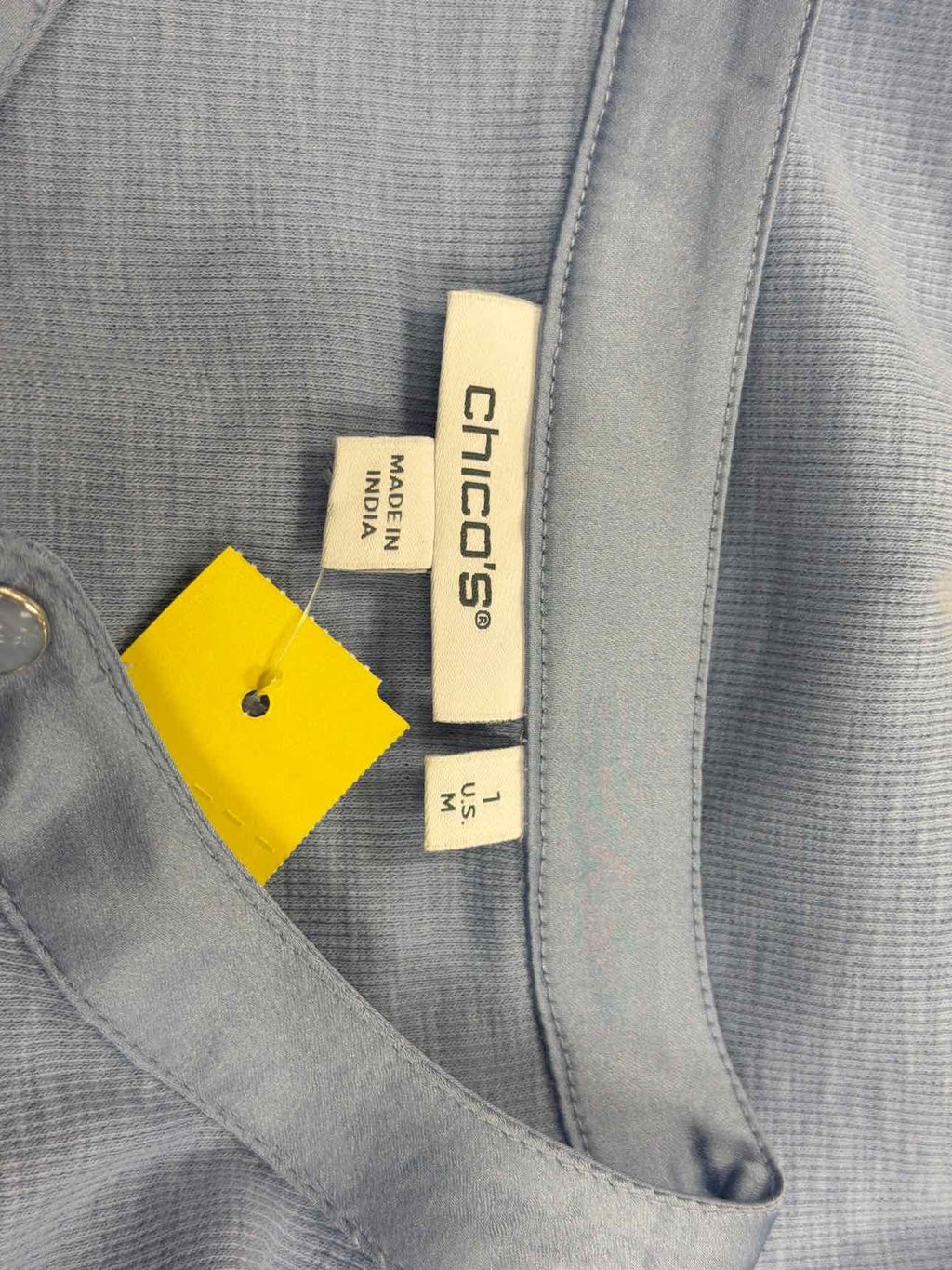 Chico's Size 1 Blue Preloved Longsleeve