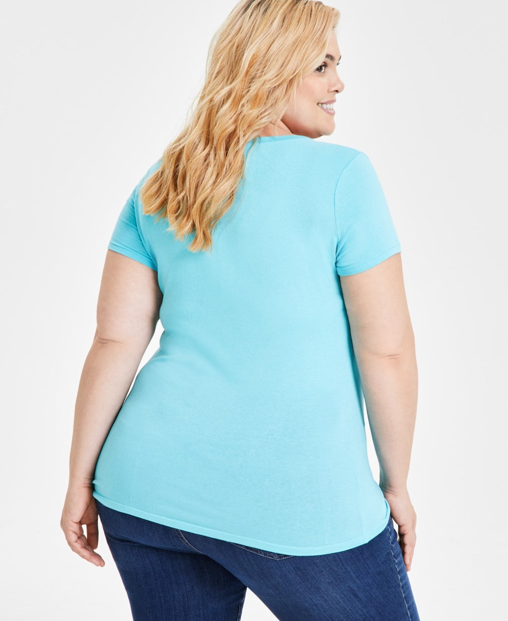 Aveto Size 3X Scoop-Neck T-Shirt