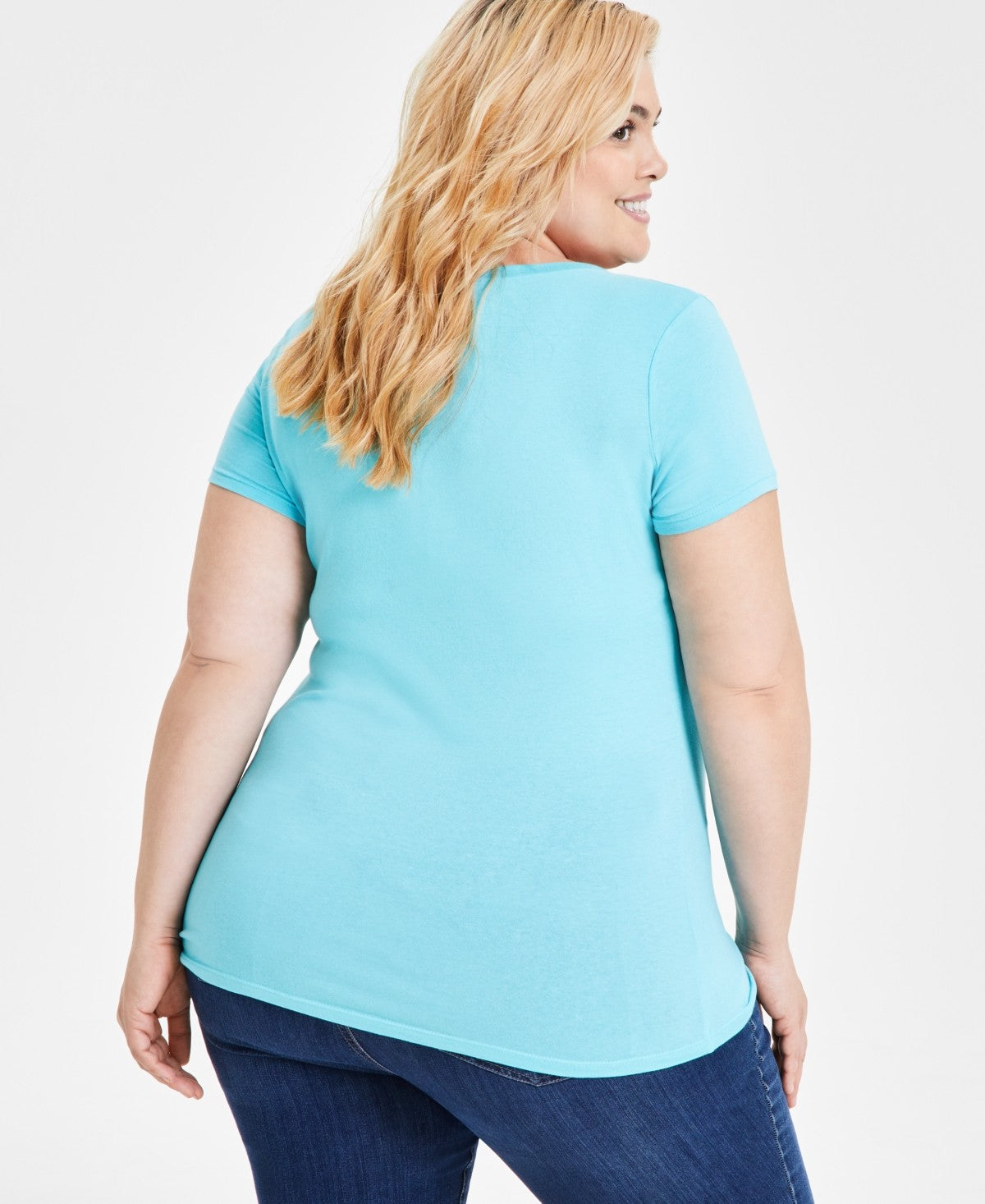 Aveto Size 3X Scoop-Neck T-Shirt