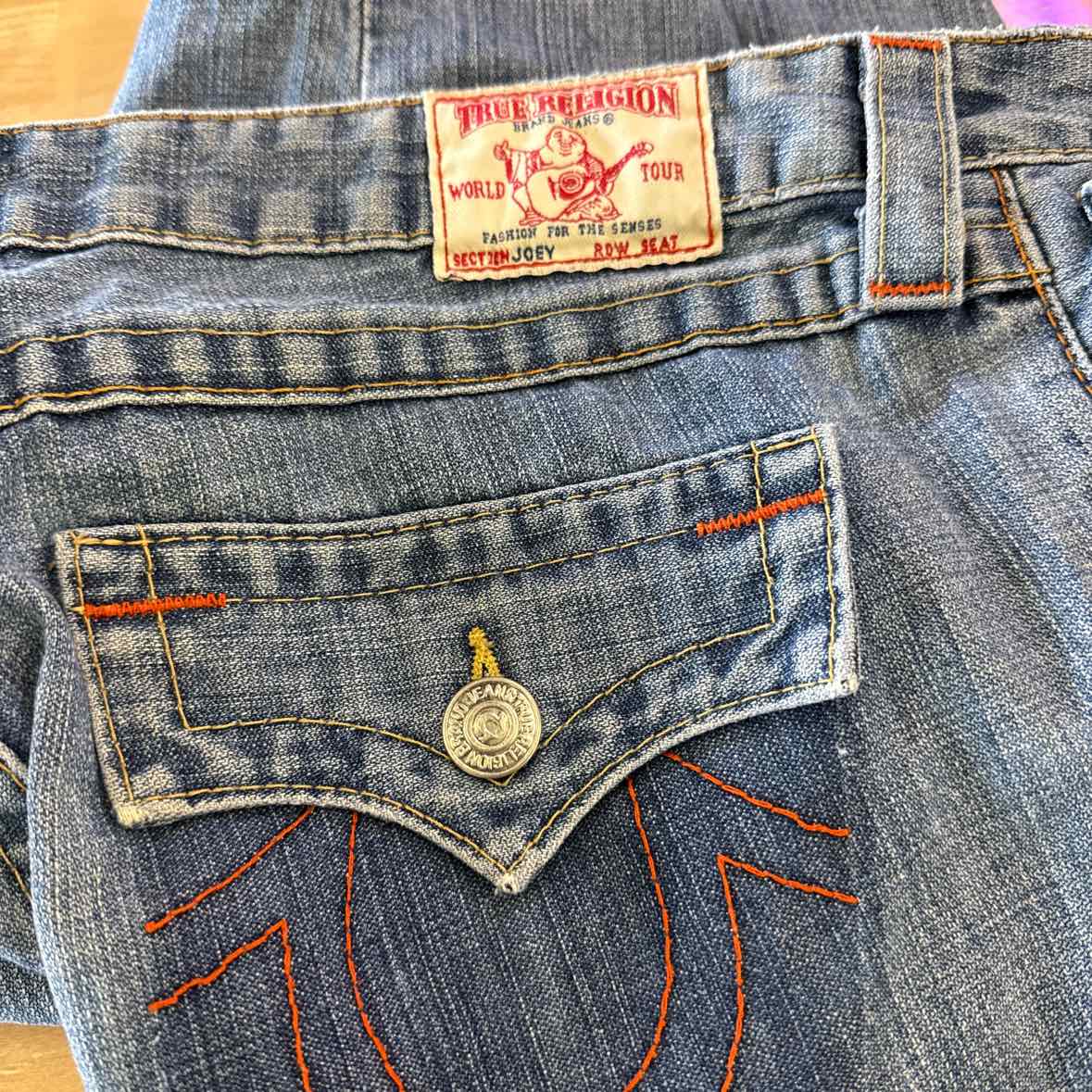 True Religion Size 29 Blue Shorts