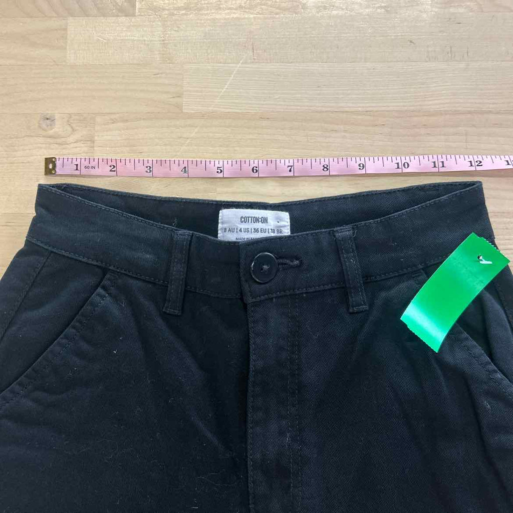 Cotton On Size 4 Black New Pants