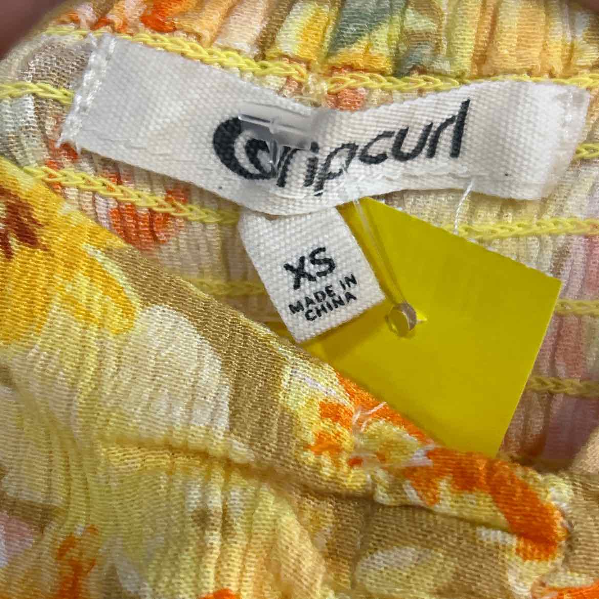 Rip Curl Size XS Yellow Preloved Dress