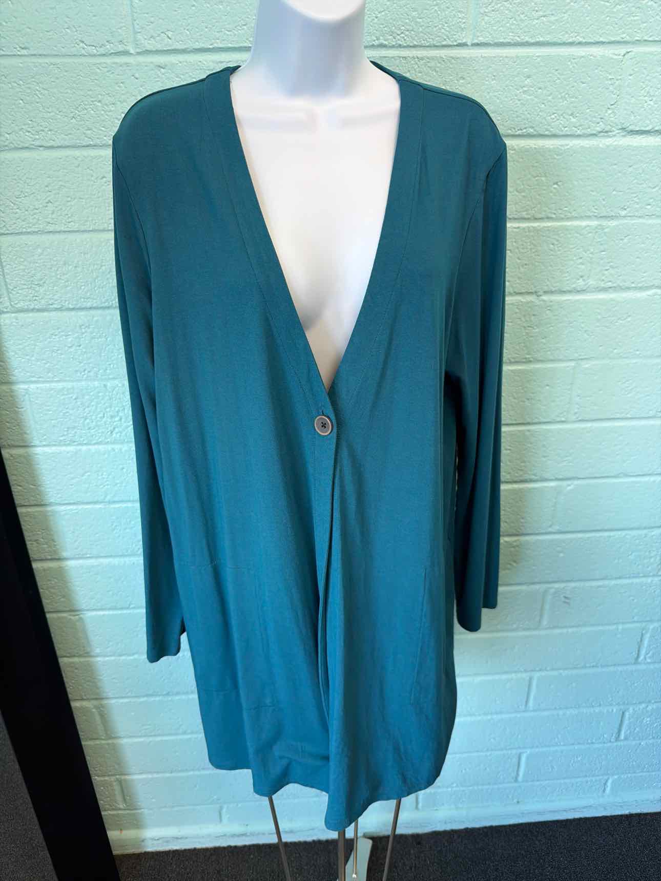 J Jill Size L Teal Jacket