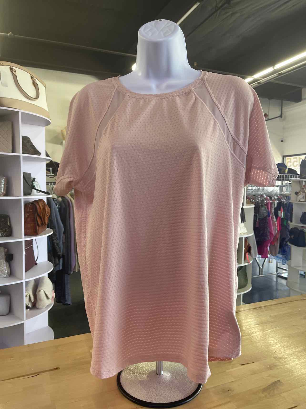 Athleta Size L Pink Preloved Athletic Tee