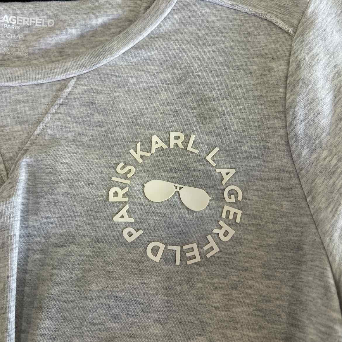 Karl Lagerfeld Size S Gray Preloved Shirt