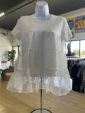 Forever 21 Size S White Preloved Blouse SS