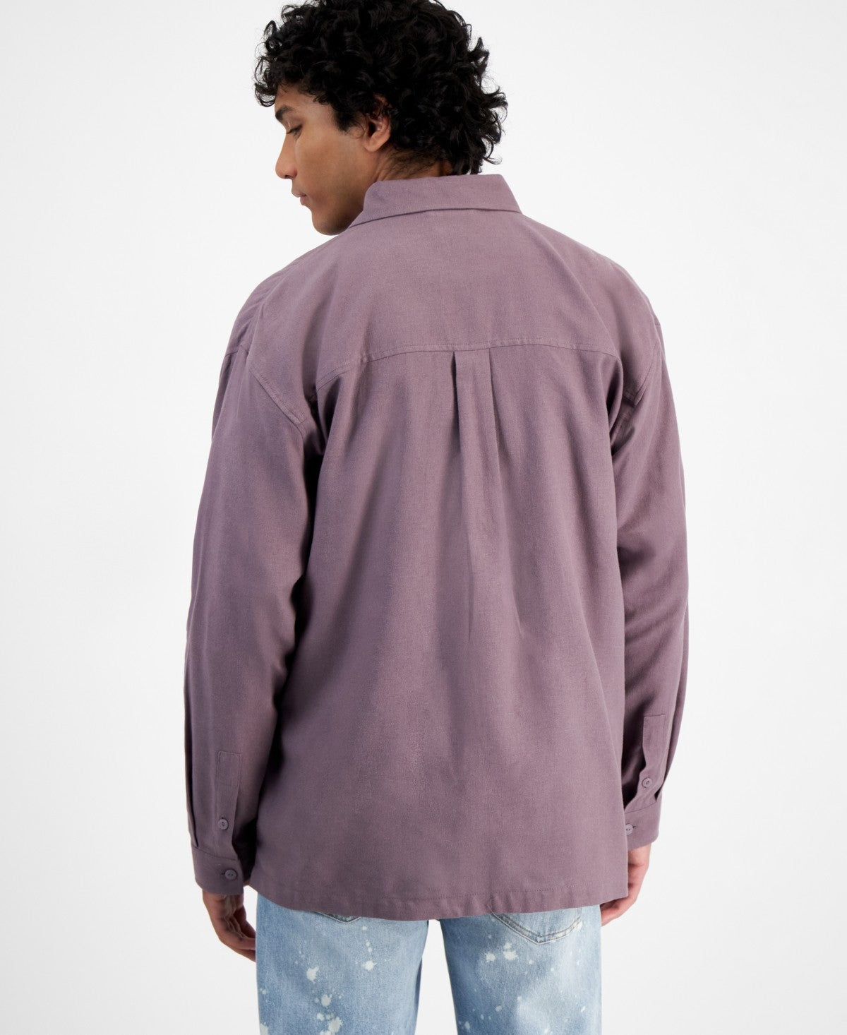 Mode of One Men's Relaxed-Fit Flannel Shirt