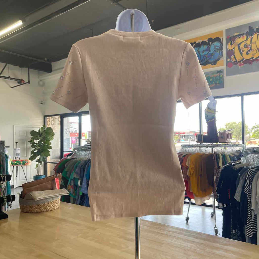 Muy Muy Size L Tan New T-Shirt SS