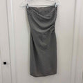 Bebe Size XS Black White Gingham Strapless Preloved Dress