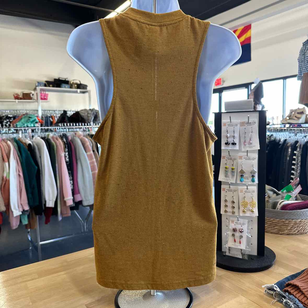 Adidas Size S Brown Tank