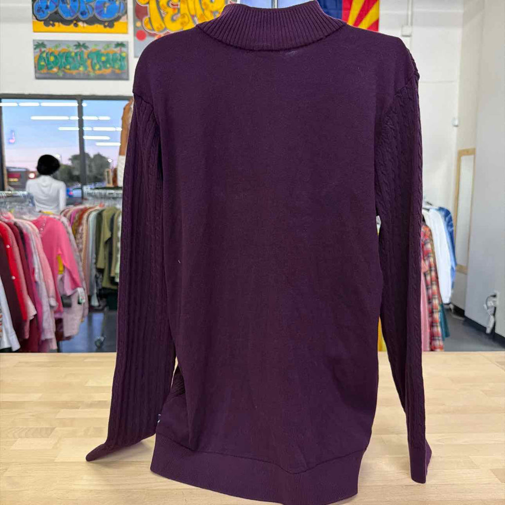 Nautica Size XL Purple New Sweater