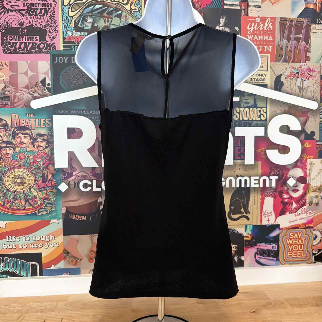 Banana Republic Size XS Black Preloved Sleeveless