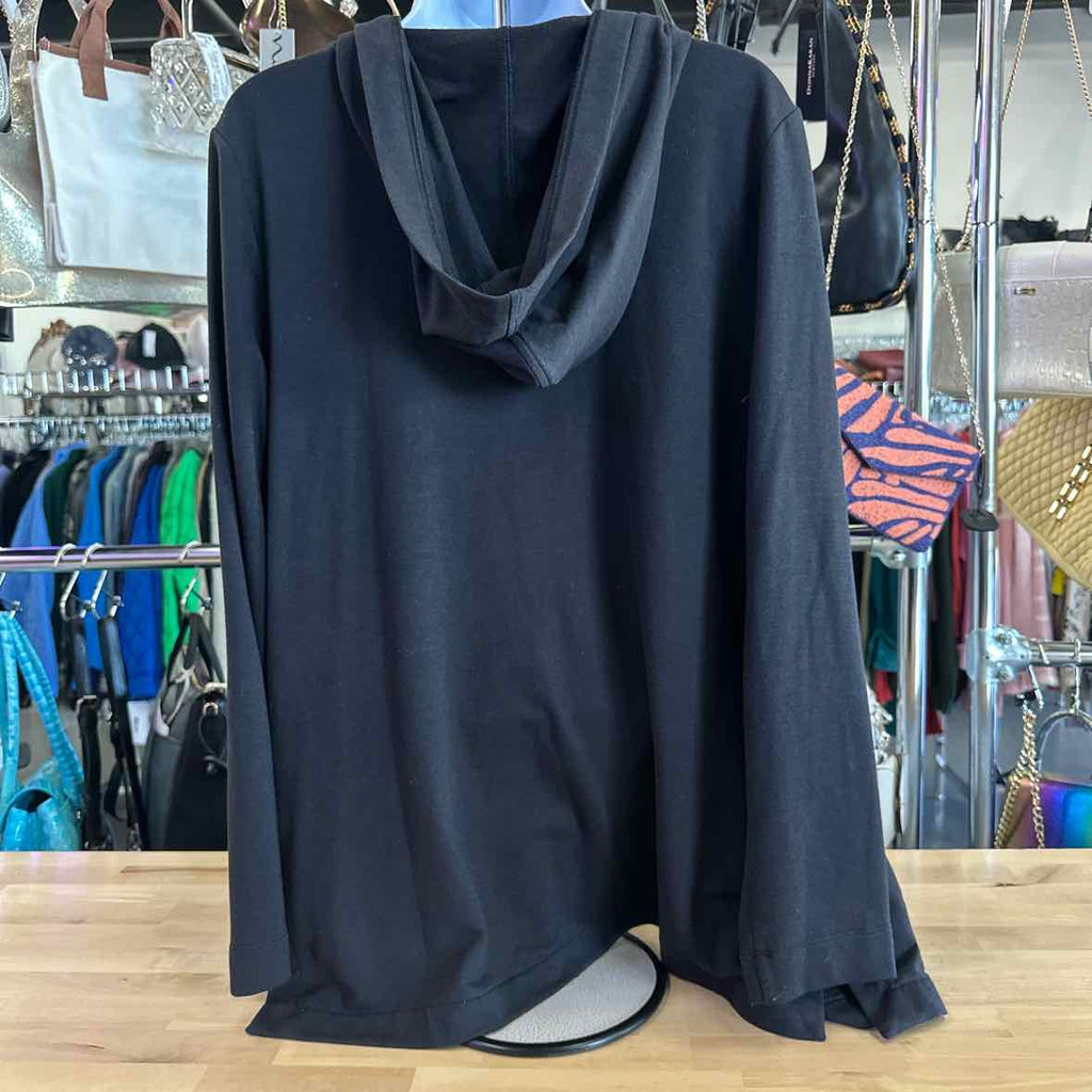 Dana Buchman Size M Black Duster