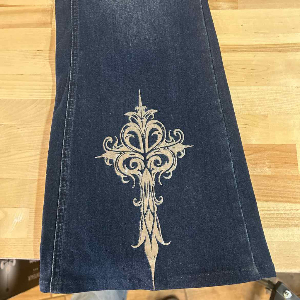 Hot Topic Size 16 Blue Denim Preloved Jeans