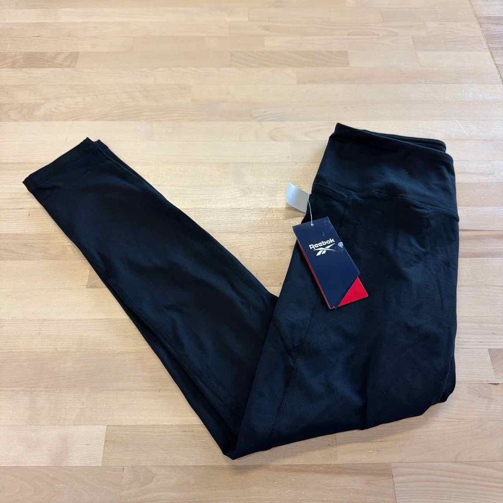Reebok Women's Lux Pocket High-Rise Ankle Leggings - Black