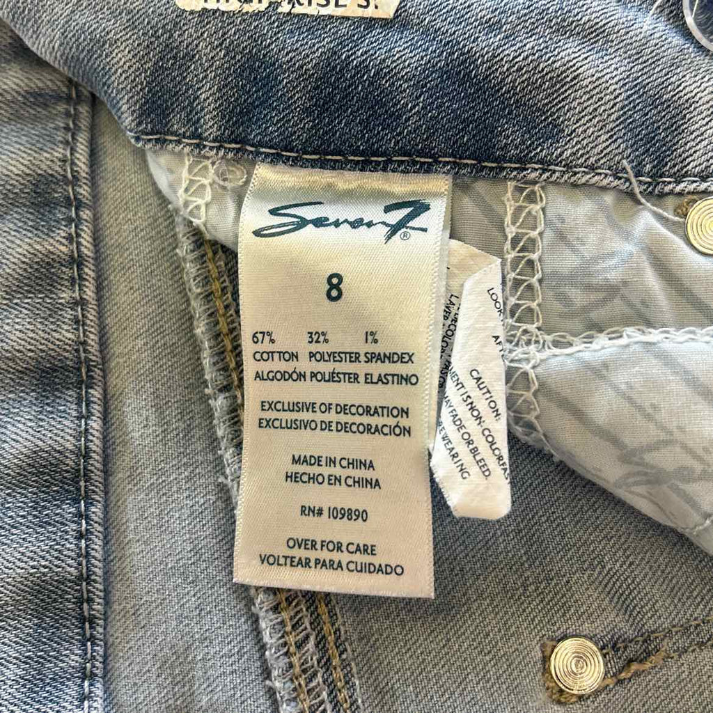 Seven 7 Size 8 Blue Denim Preloved Jeans