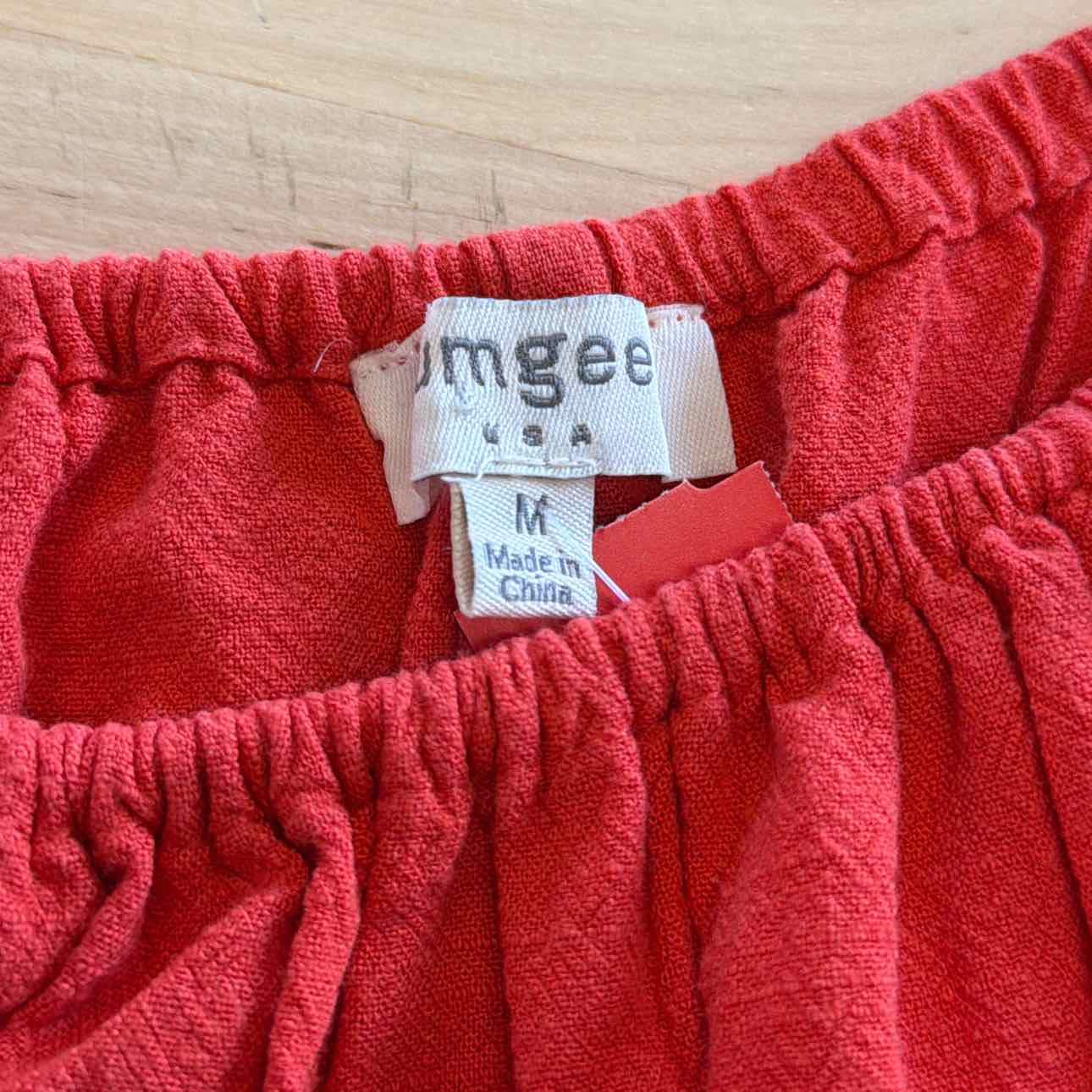 Umgee Size M Orange Preloved Blouse