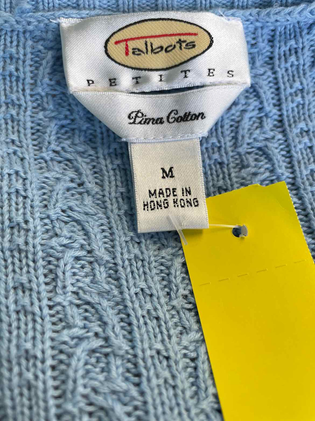 Talbots Size M Blue Sweater