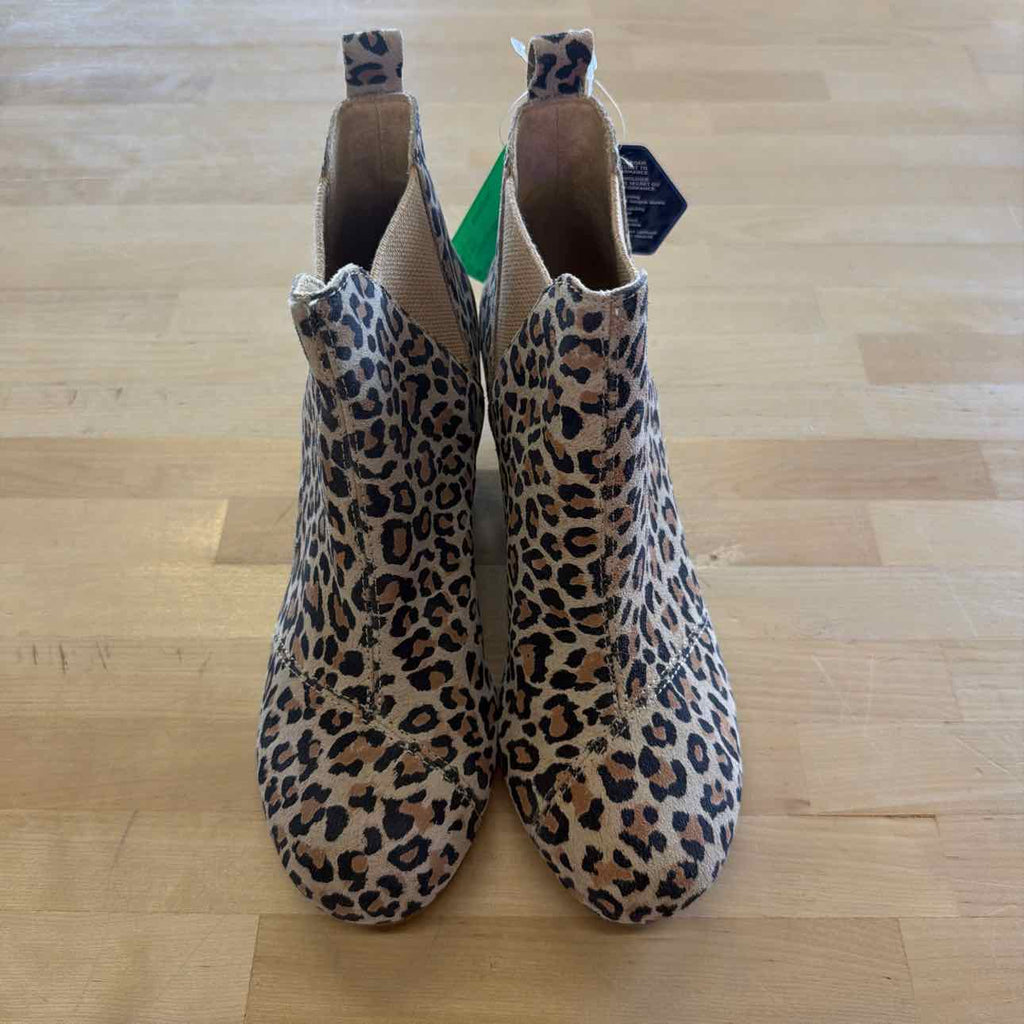 TOMS Women's Print Suede Kelsey Booties