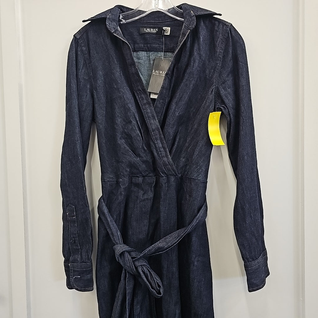 Ralph Lauren Size 2 Blue Dress