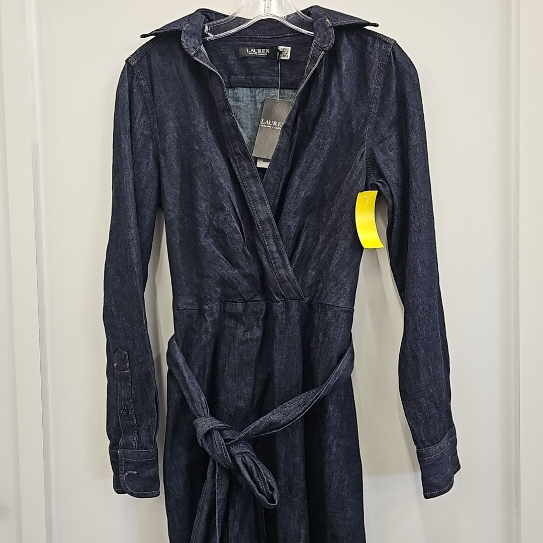 Ralph Lauren Size 2 Blue Dress