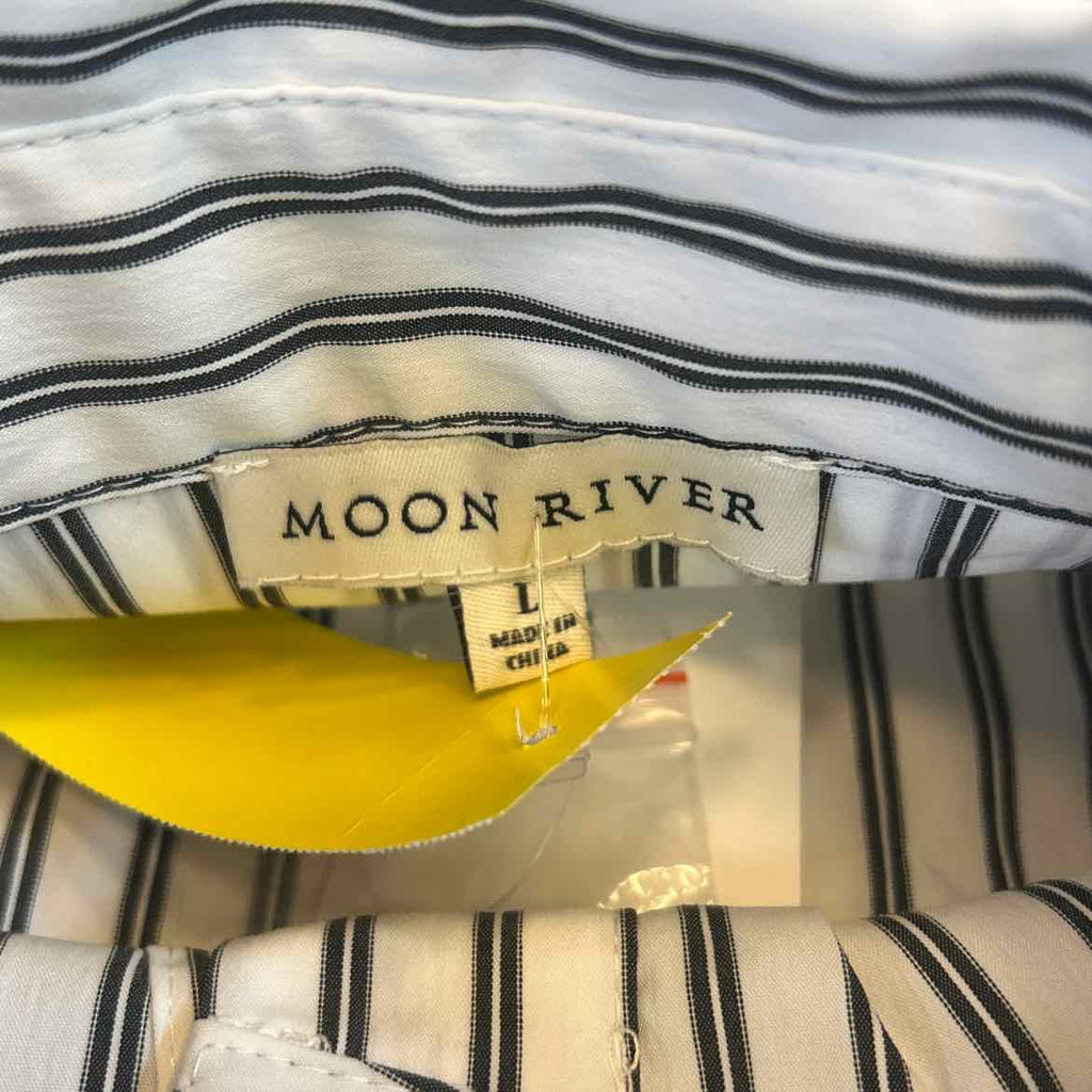 Moon River Size L White Black New Dress