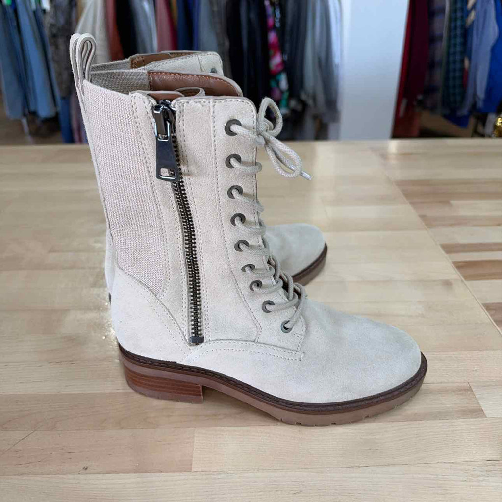 Naturalizer Size 6 Beige Suede Preloved Boots