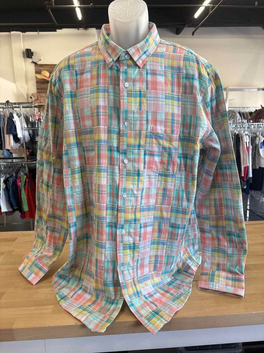 Club Room Size XL Multi color New MENS Button Down Shirt