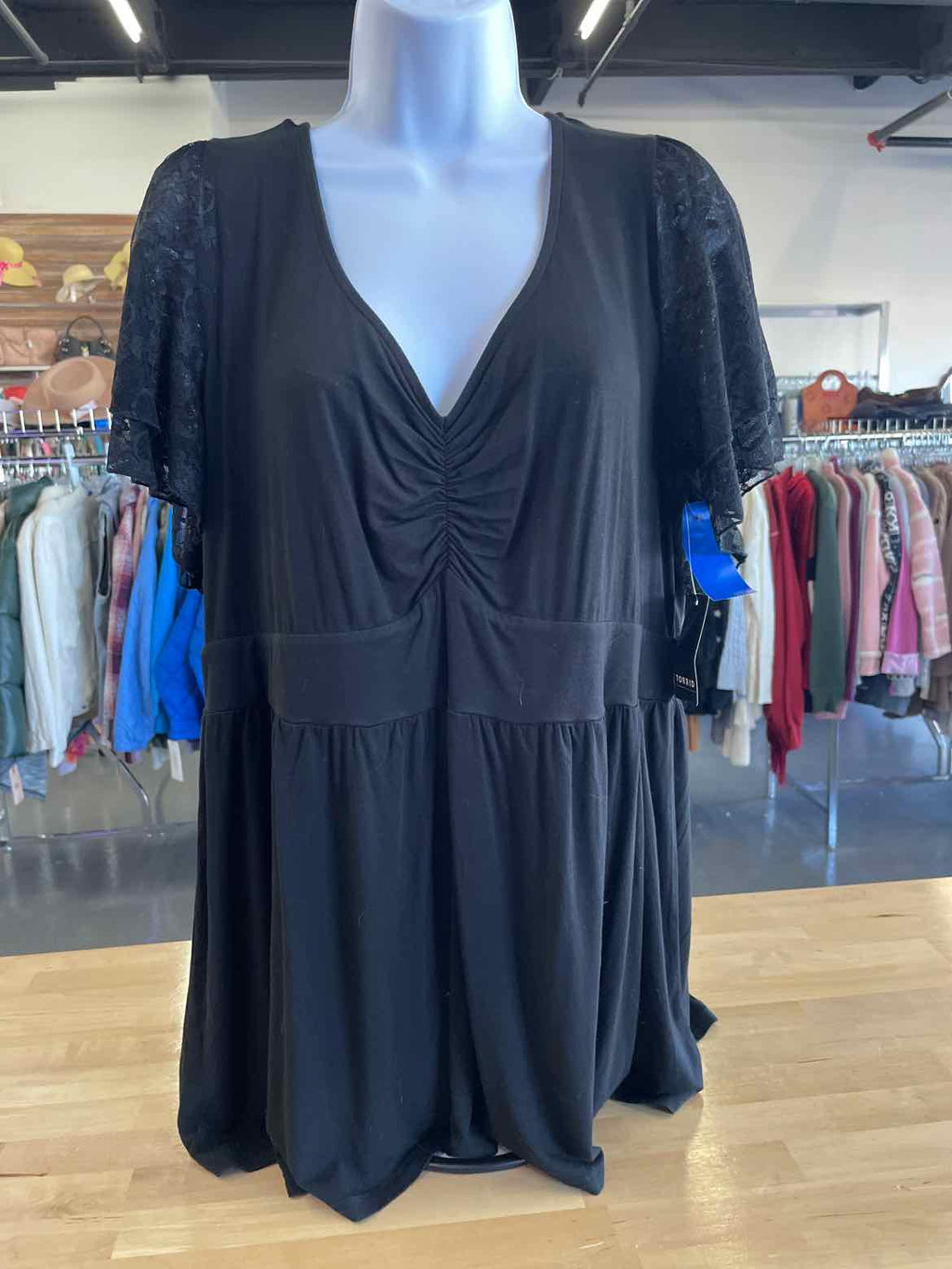 Torrid Size 1 Black Blouse