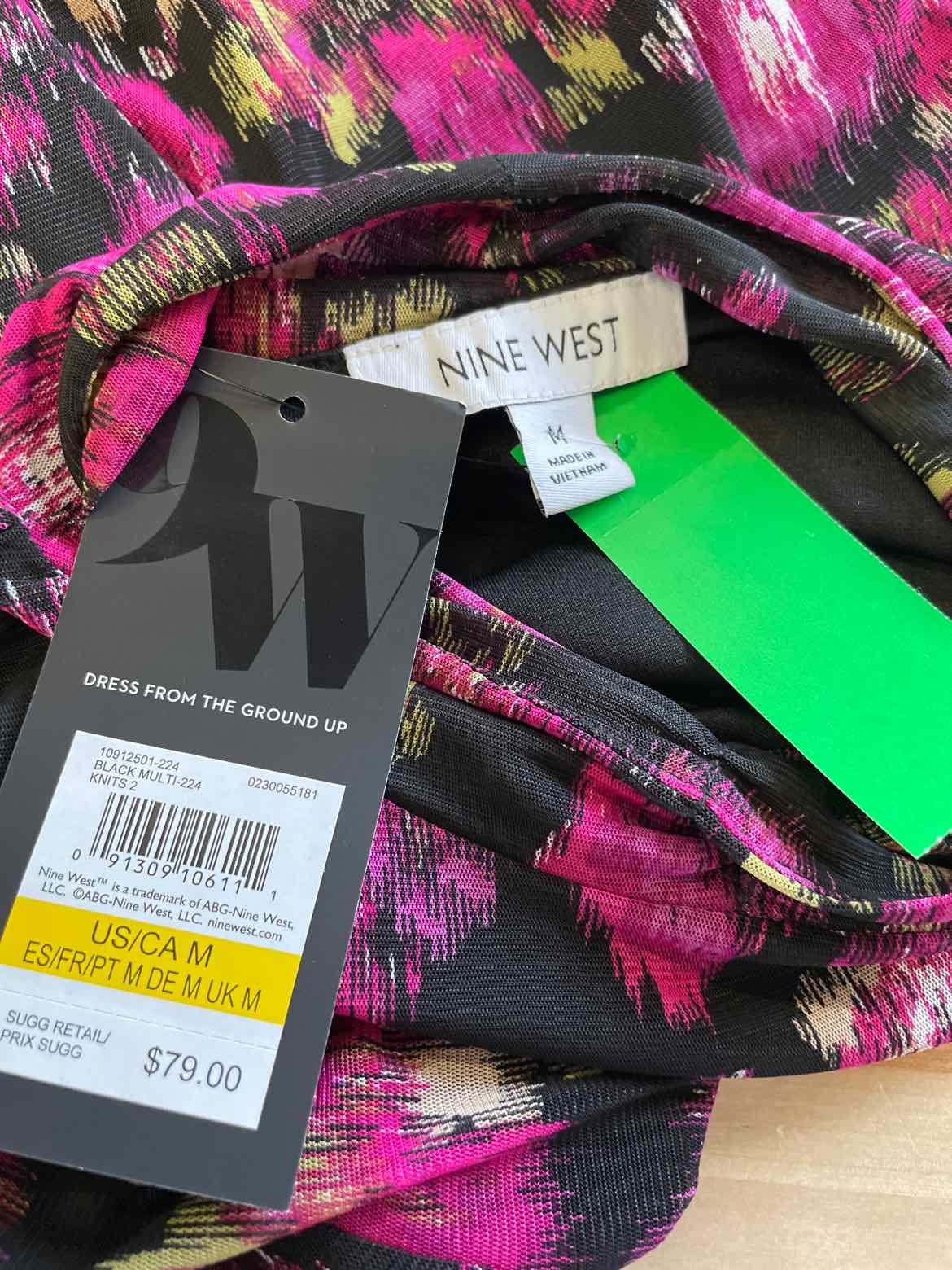 Nine West Size M Purple Blouse