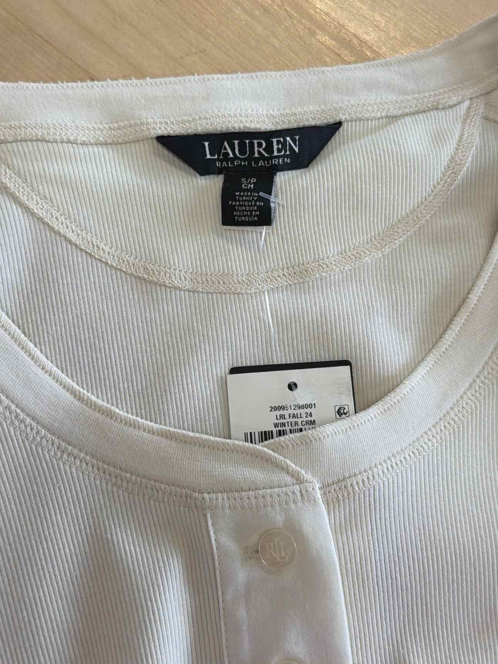 Ralph Lauren Size S Cream Longsleeve