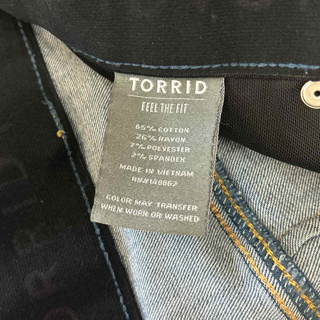 Torrid Size 16 Blue Denim Preloved Jeans