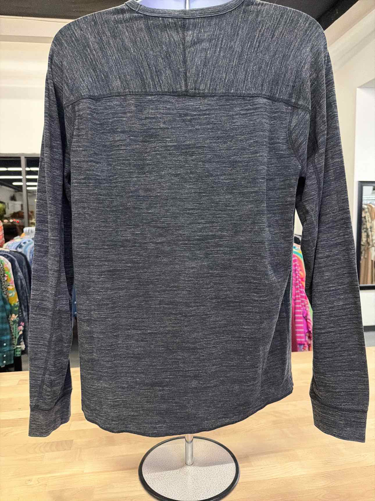 American Eagle Size L Black MENS Long Sleeve Shirt