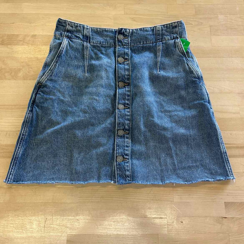 Ralph Lauren Size 29 Blue Denim Preloved Skirt