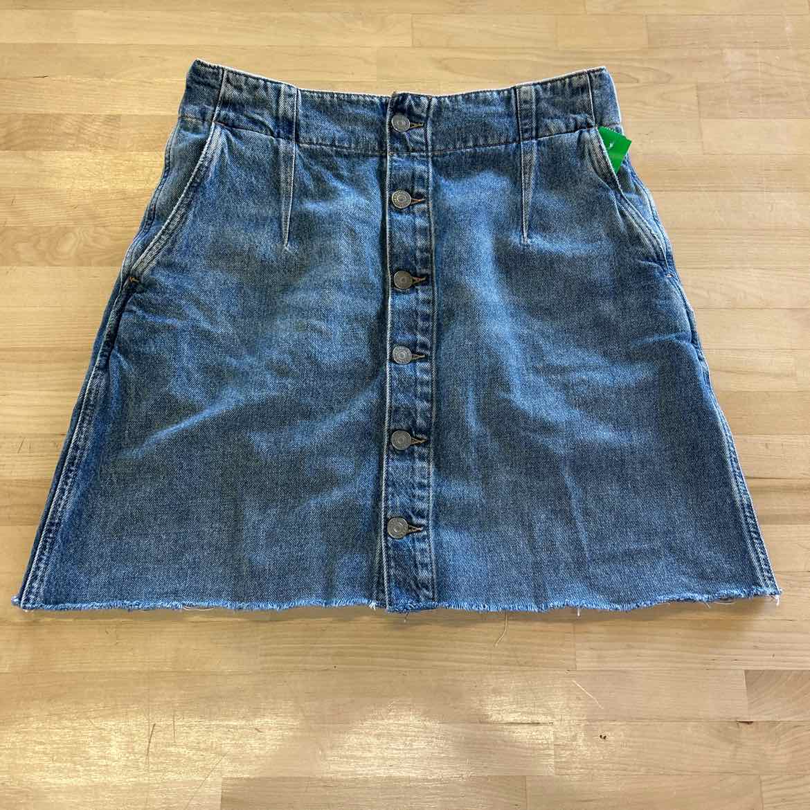 Ralph Lauren Size 29 Blue Denim Preloved Skirt