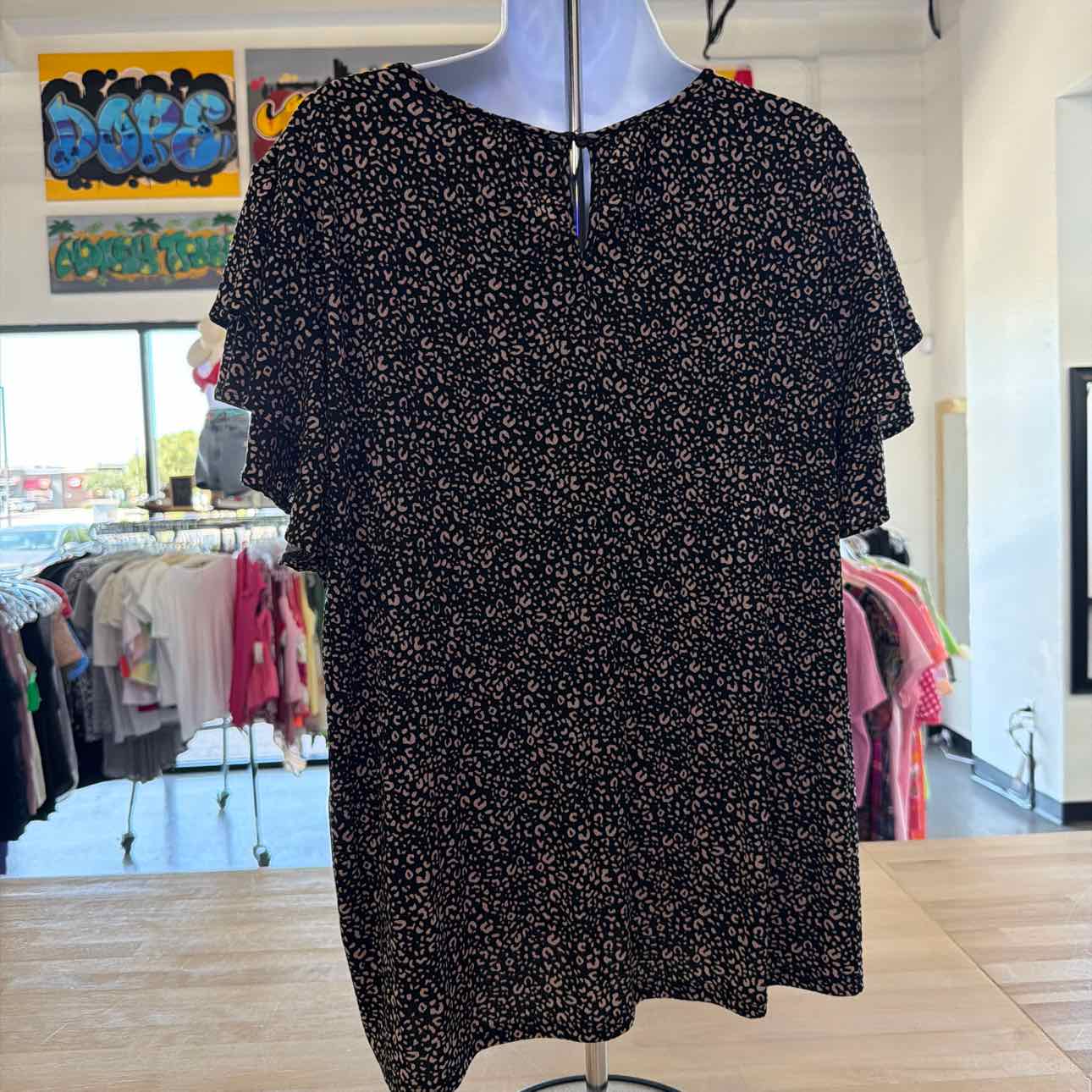 Adrianna Papell Size XL Black Preloved Sleeveless