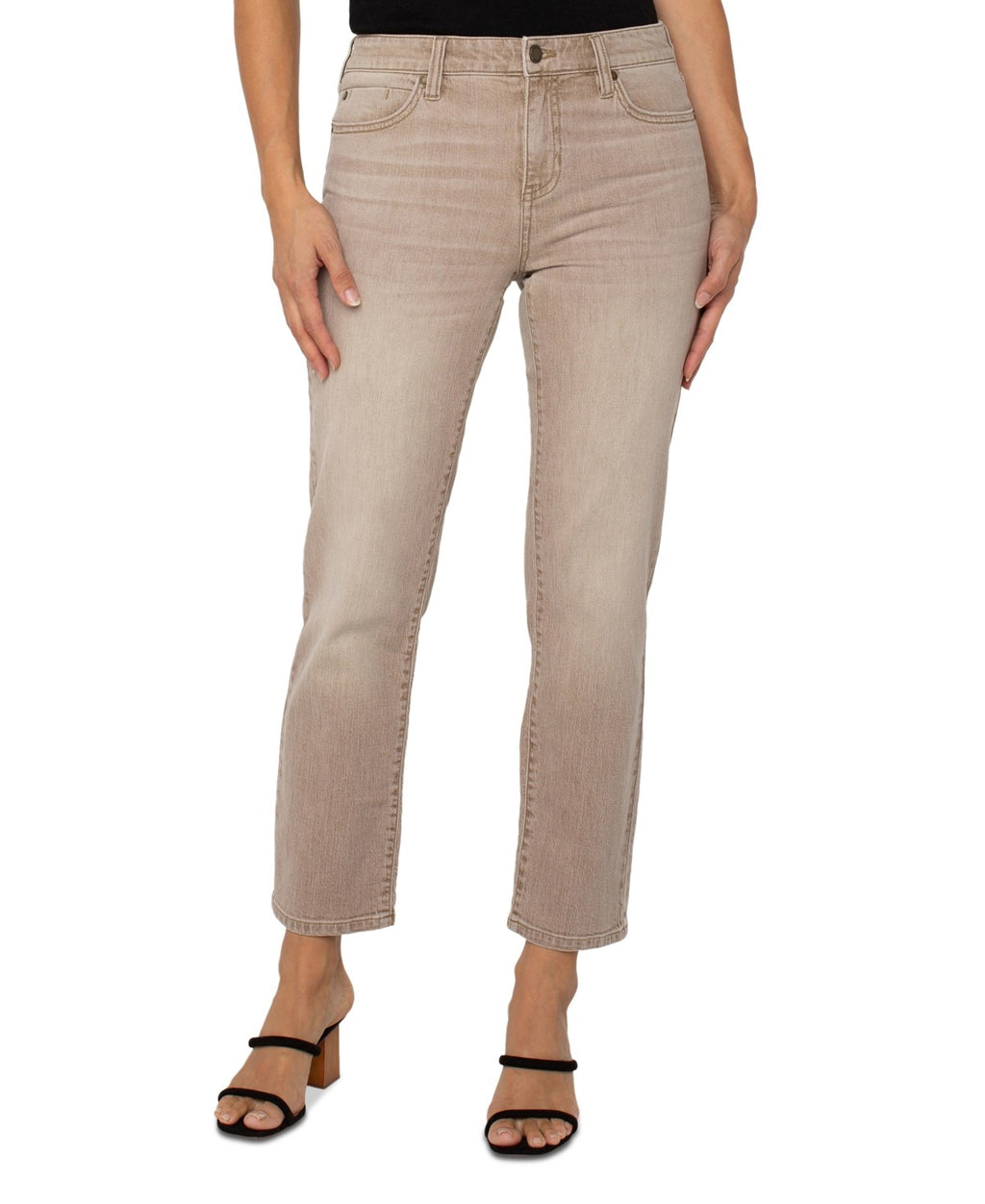 Liverpool Los Angeles Petite Liv Non-Skinny Skinny Jeans - Vintage Khaki