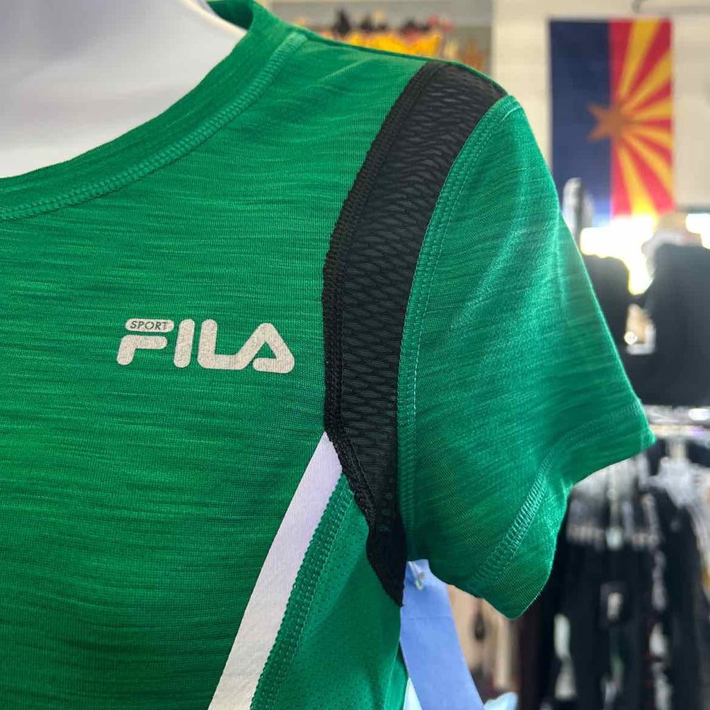 Fila Size M Green Preloved Athletic Tee