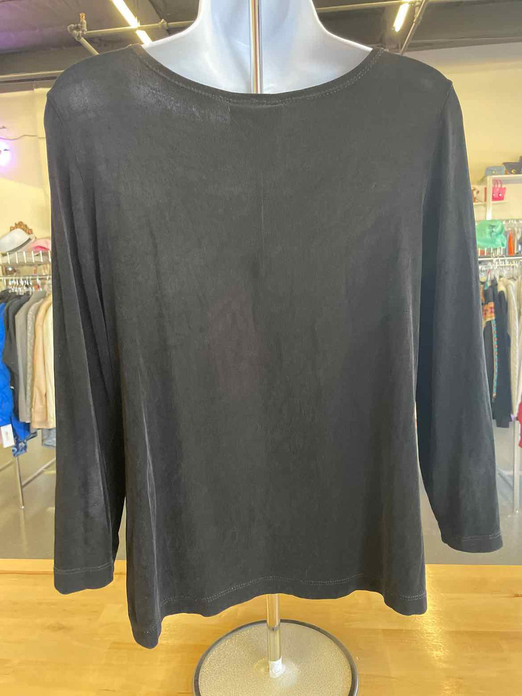 Coldwater Creek Size M Black Long Sleeve