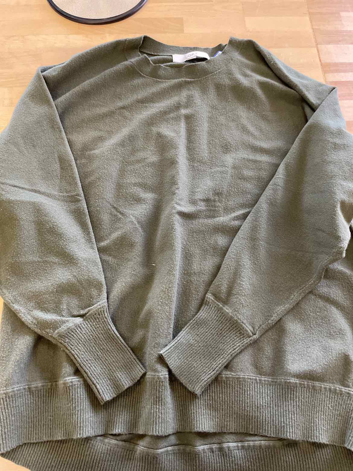 Loft Size S Green Blouse