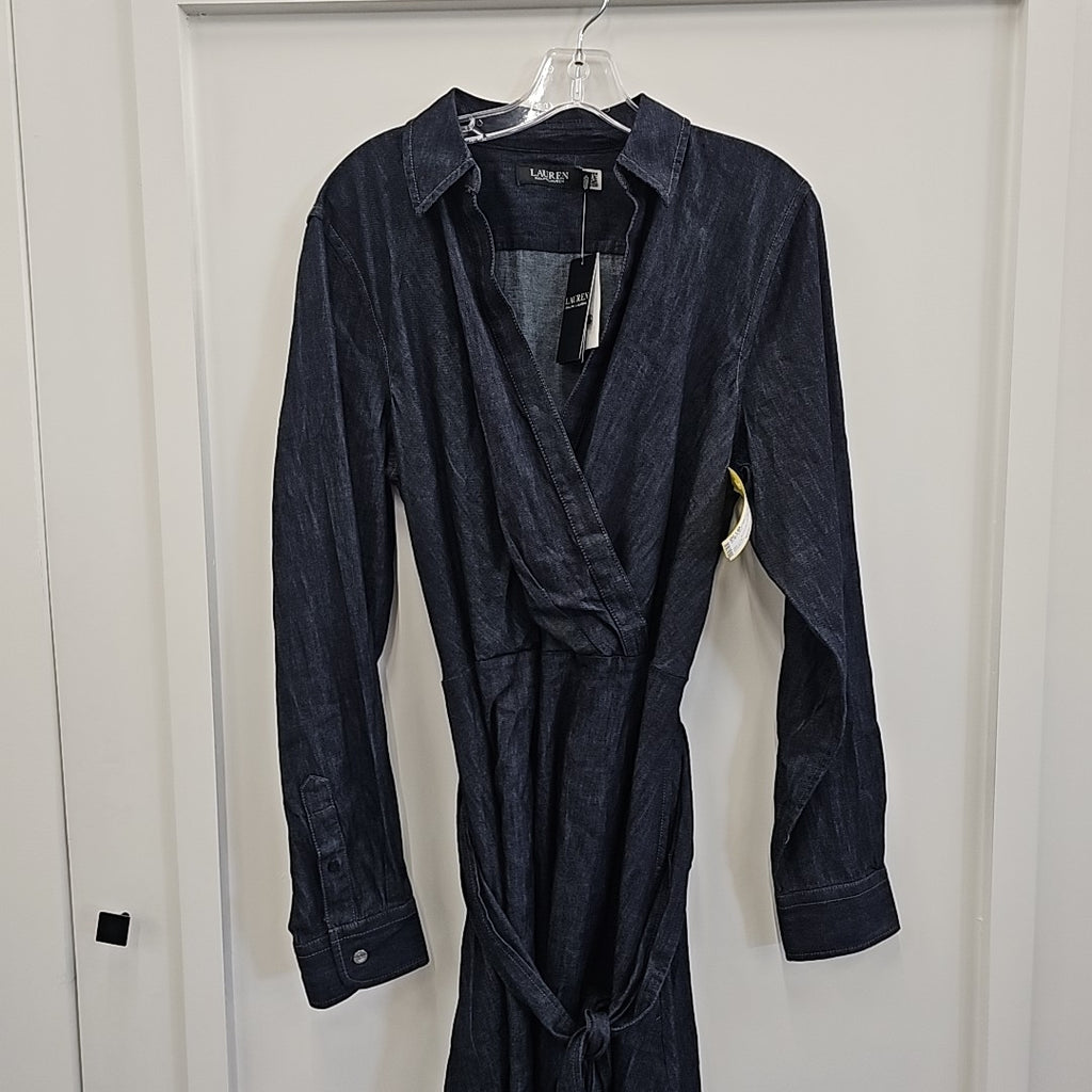 Ralph Lauren Size 16 Blue Dress