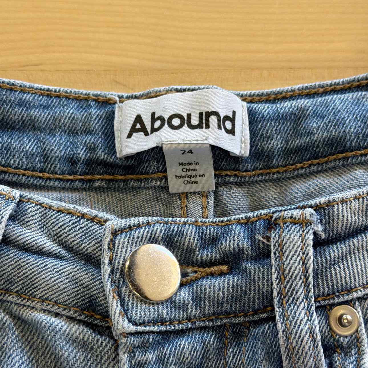 Abound Size 24 Blue Preloved Jeans